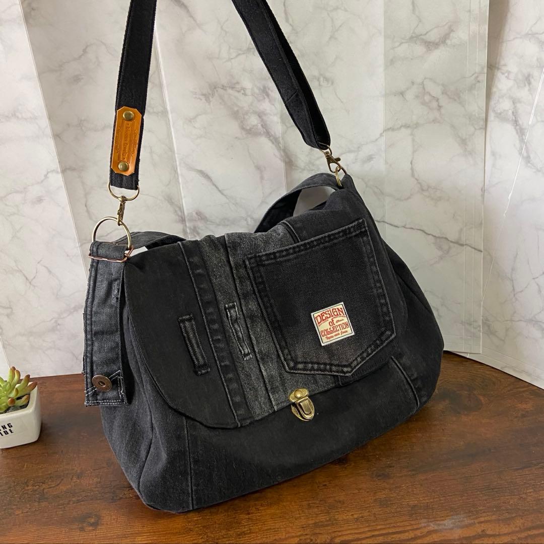 専用*No.35 デニムリメイク【お財布付きバッグ・ショルダーバッグ】