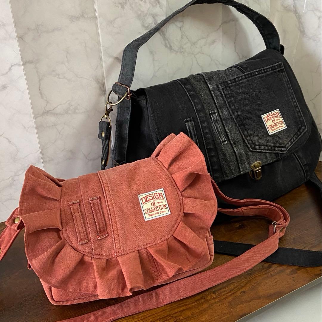 専用*No.35 デニムリメイク【お財布付きバッグ・ショルダーバッグ】