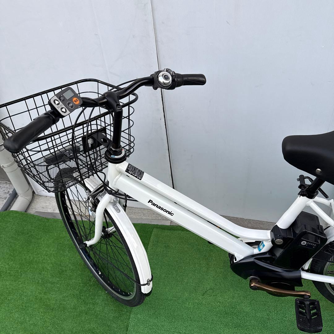 Panasonicパナソニック電動アシスト自転車26インチ 12Ah ホワイト