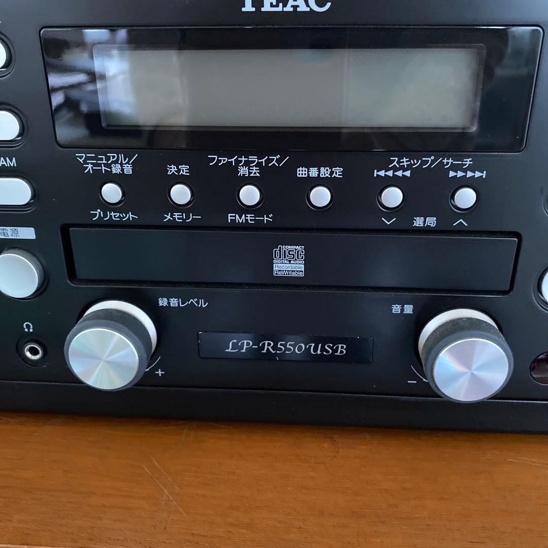 CDレコードプレーヤー、カセット付き