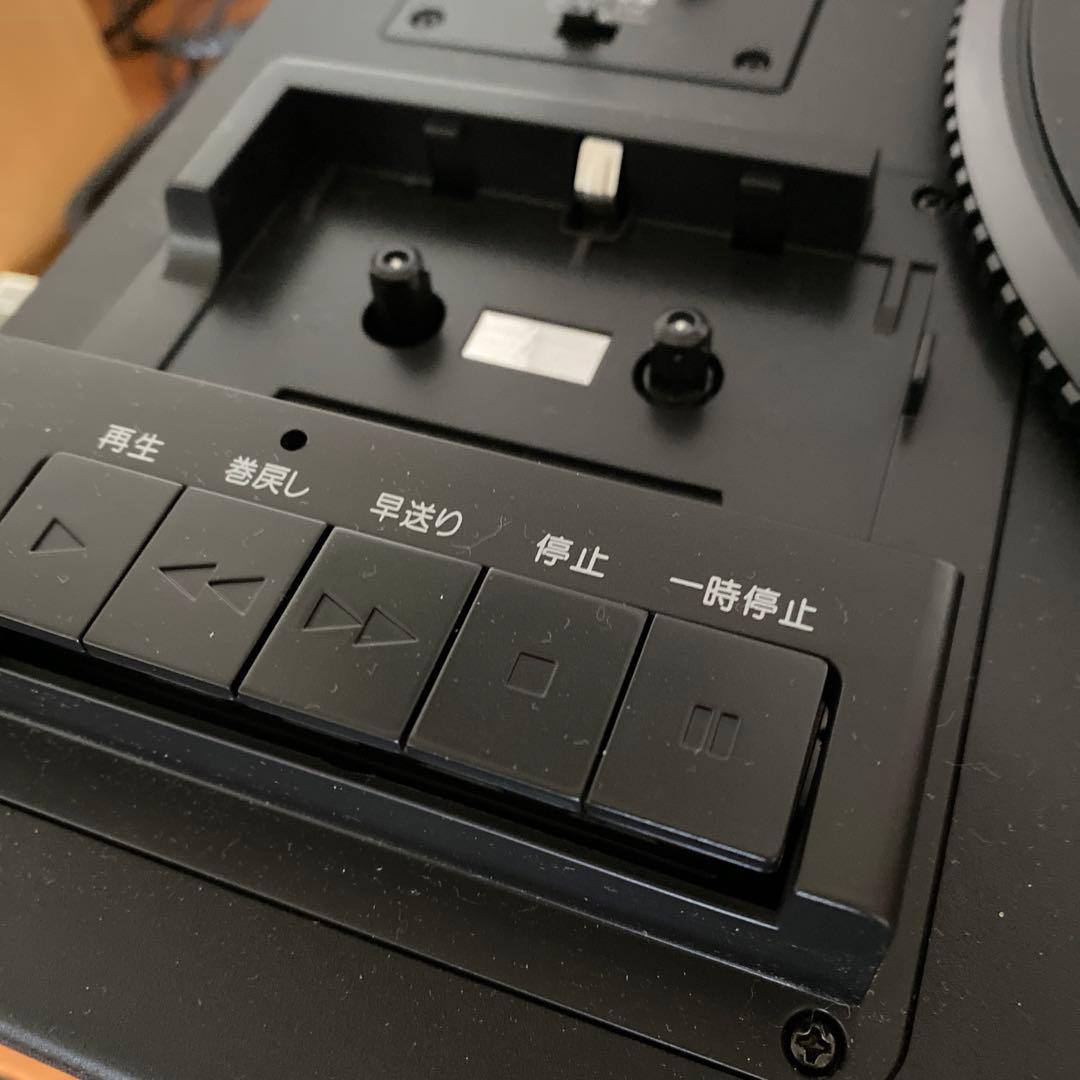 CDレコードプレーヤー、カセット付き