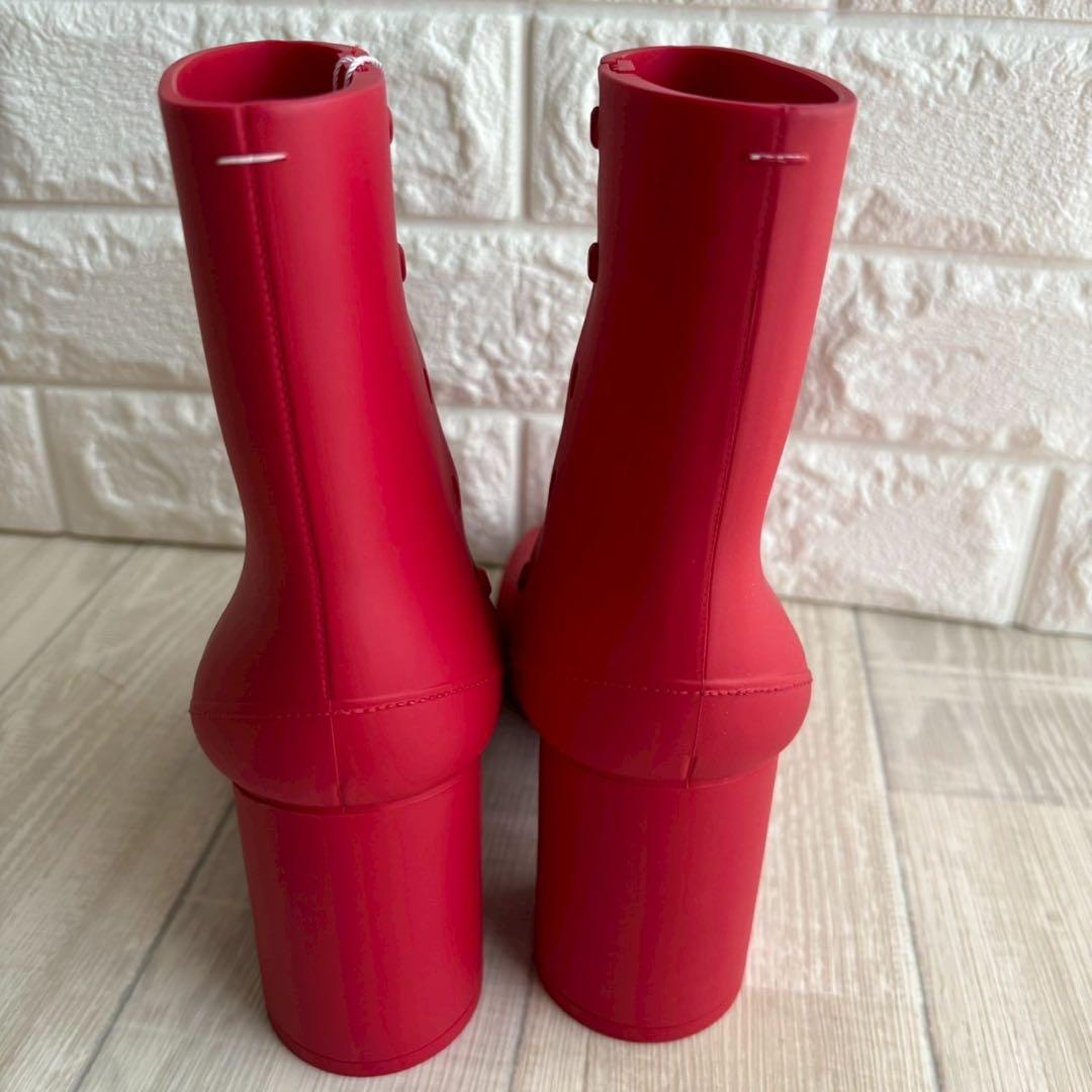 【極美品】 定価14,５０００円 メゾンマルジェラ タビ ラバーブーツ 37