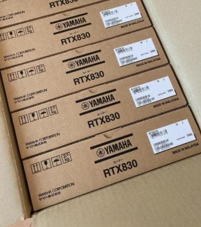 タ*チ様 YAMAHA RTX830 5台 新品未開封/即日発送/即購入OK