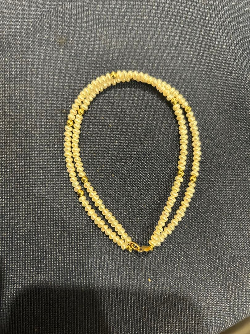 真珠　ブレスレット　K14