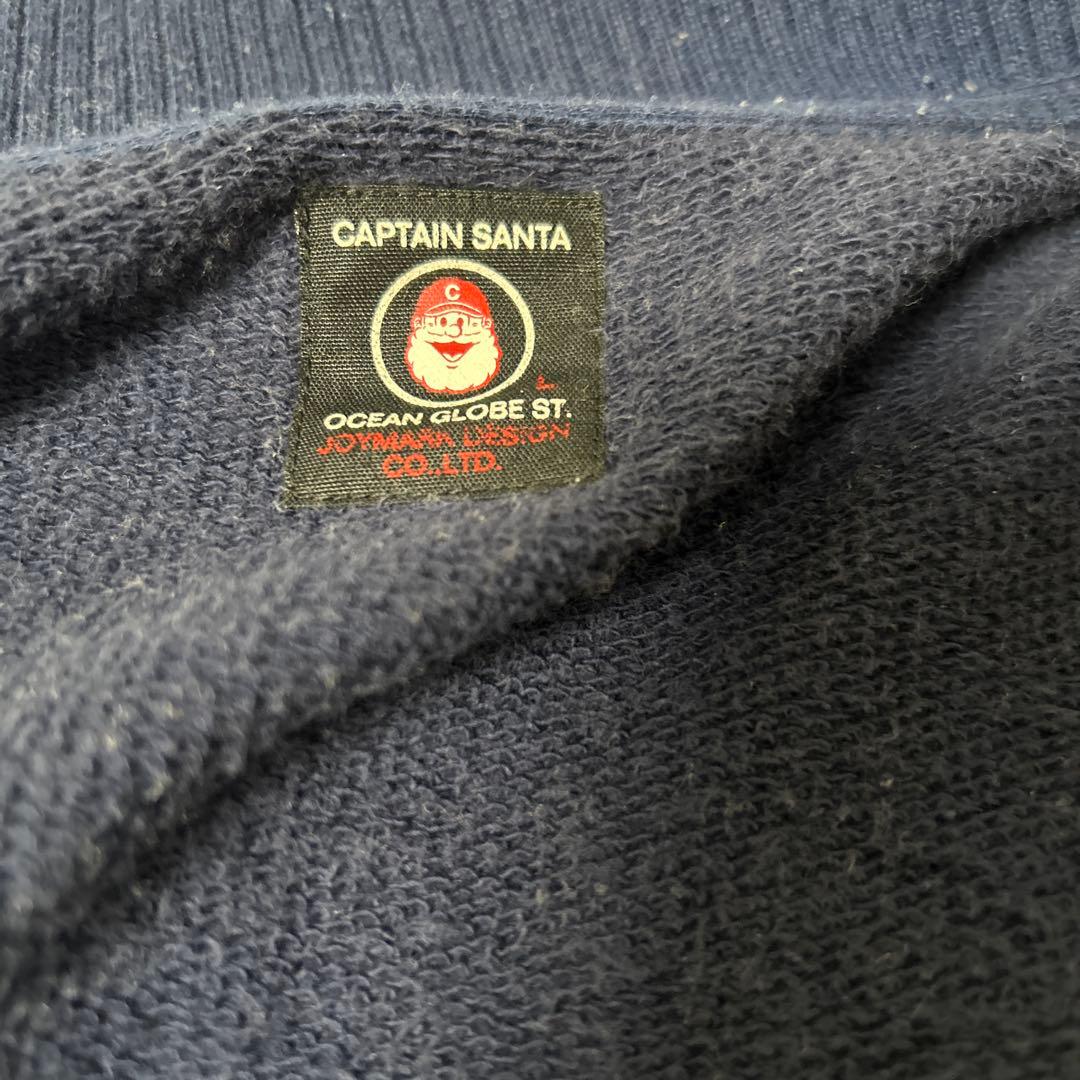 CAPTAIN SANTA スタジャン Lサイズ ネイビー/ホワイト