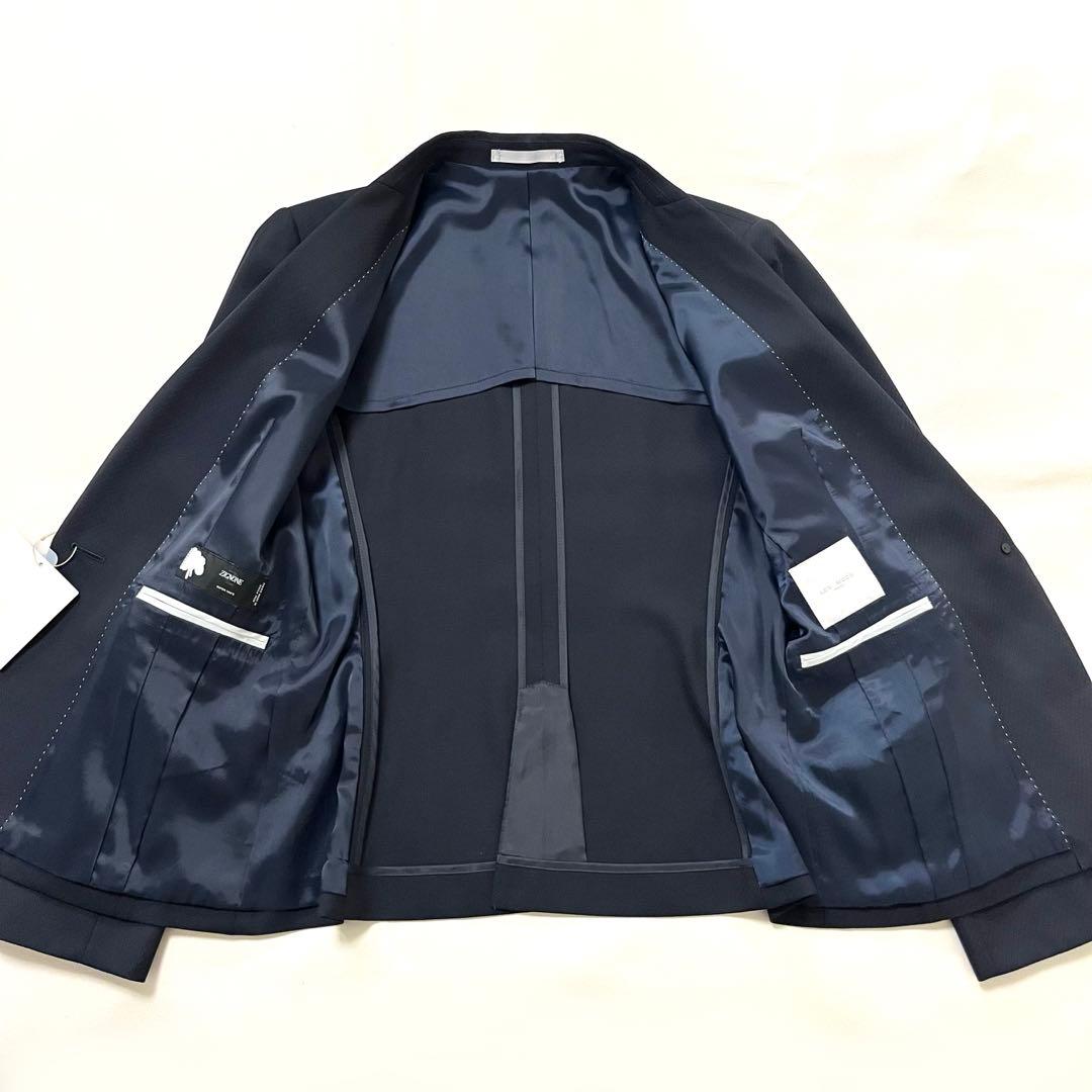 《新品未使用》LES MUES ビジネススーツ　セットアップ　ネイビー　XL