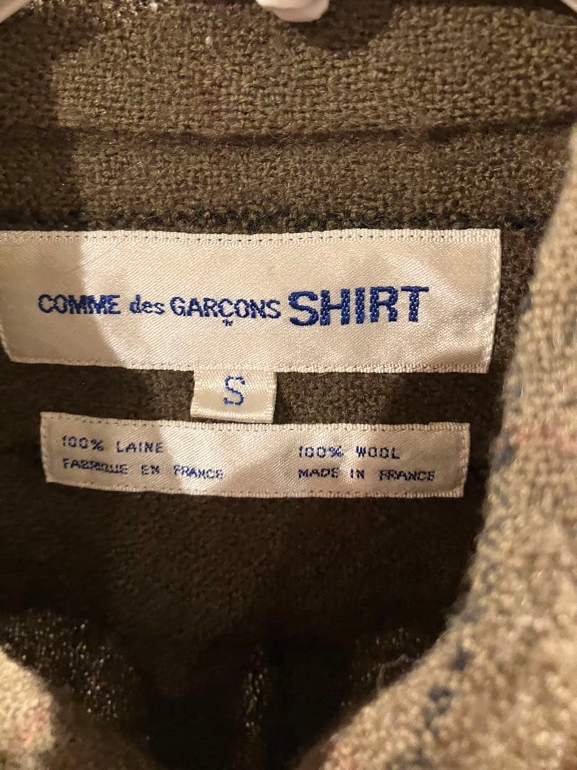 COMME des GARÇONS SHIRT パッチワークシャツ S