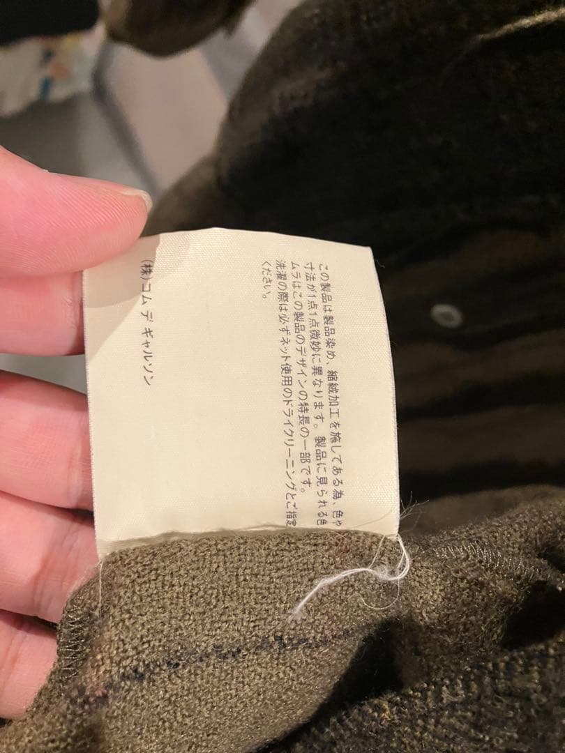 COMME des GARÇONS SHIRT パッチワークシャツ S