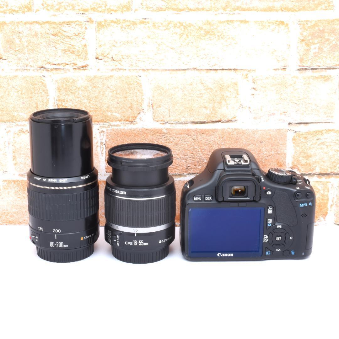 コスパ抜群✨Canon Kiss X4✨超望遠レンズ✨ダブルレンズセット