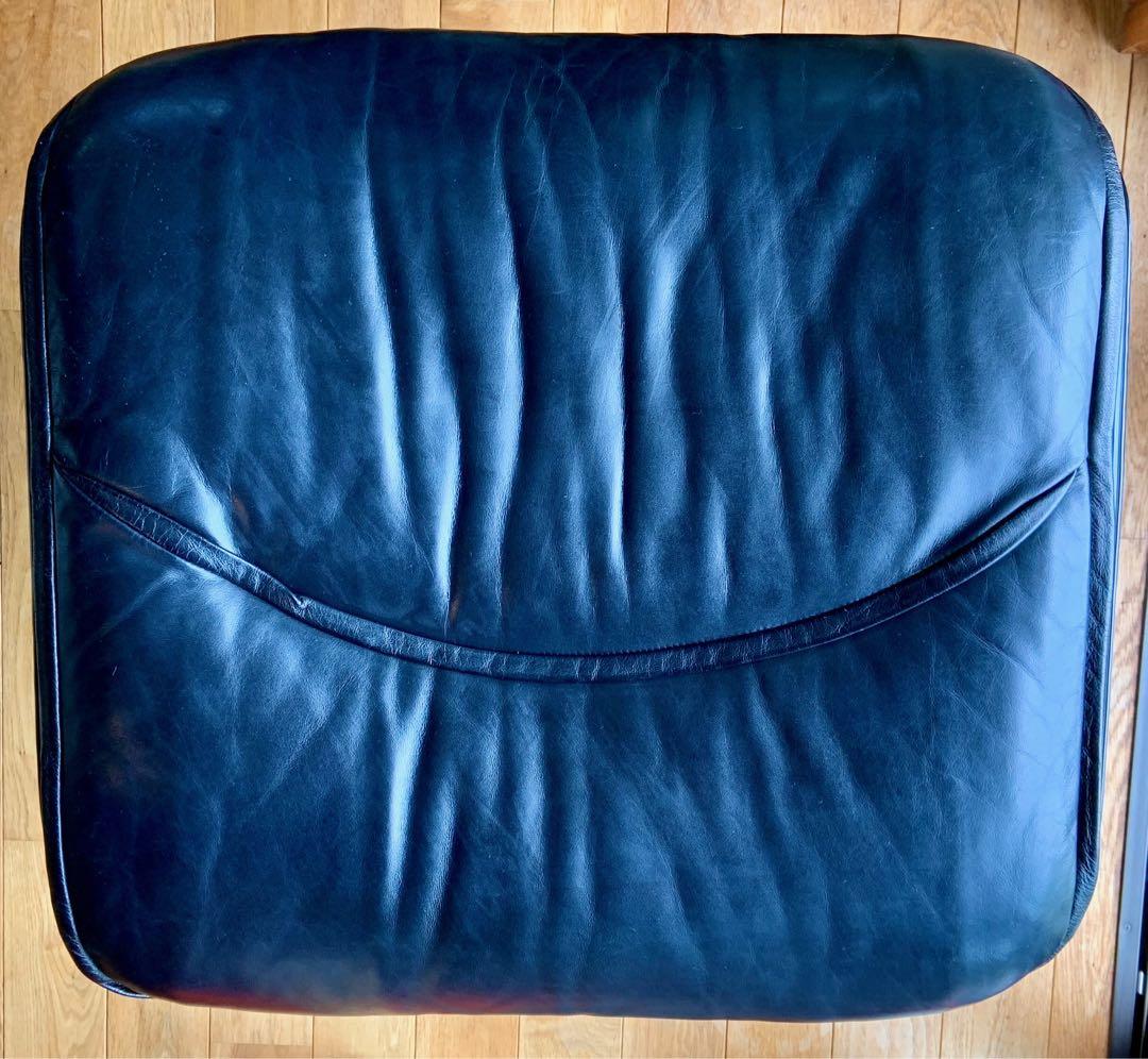 J*様 ヴィンテージ　黒革×木目調のスツール　椅子•チェア　1960s ハーマン