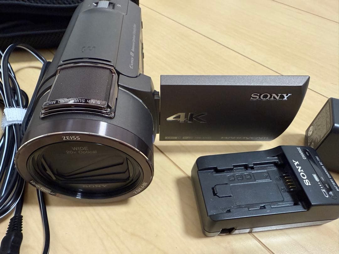 SONY4K ビデオカメラ Handycam FDR-AX45Aブロンズブラウン