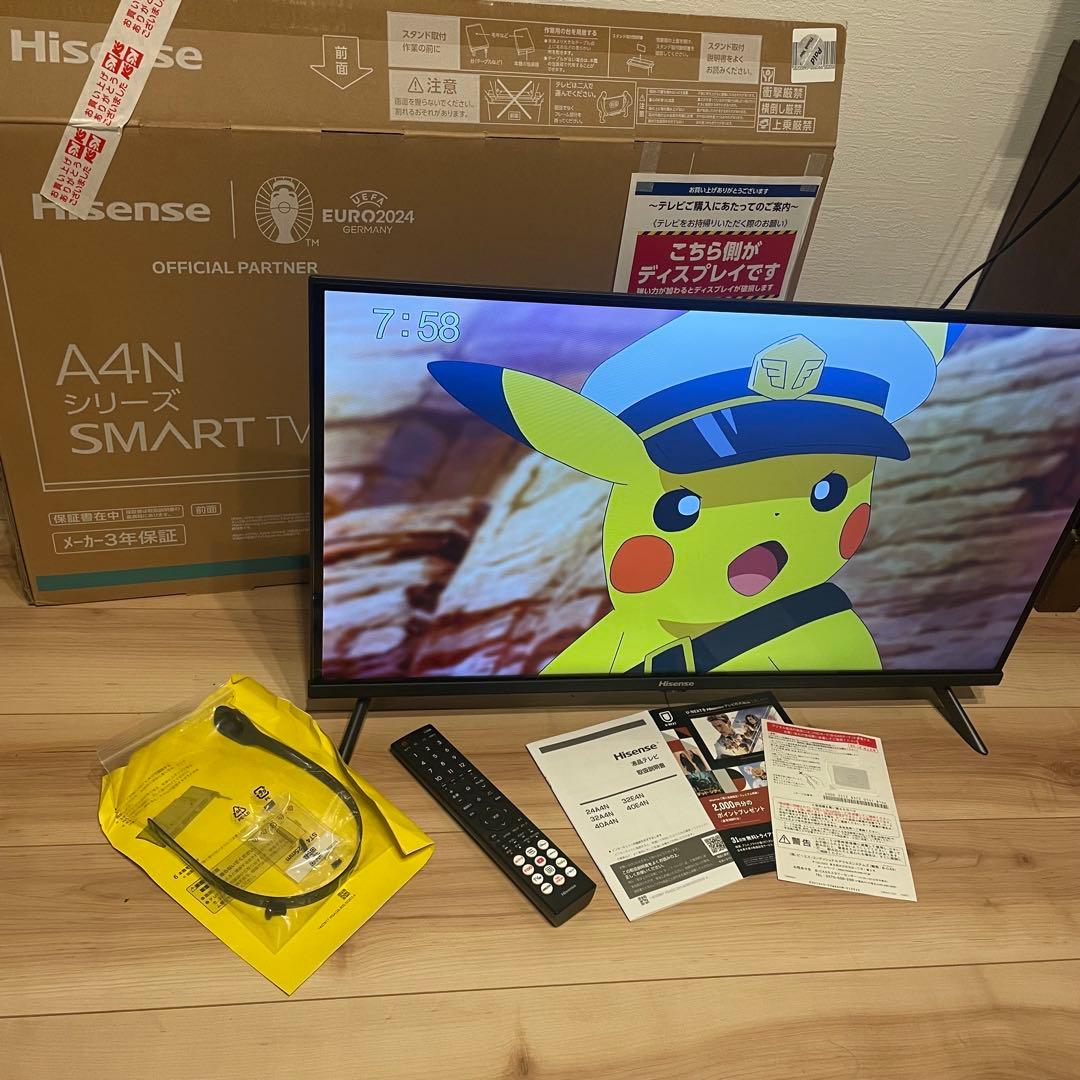 Hisense A4Nシリーズ 32インチ SMART TV 2024年製