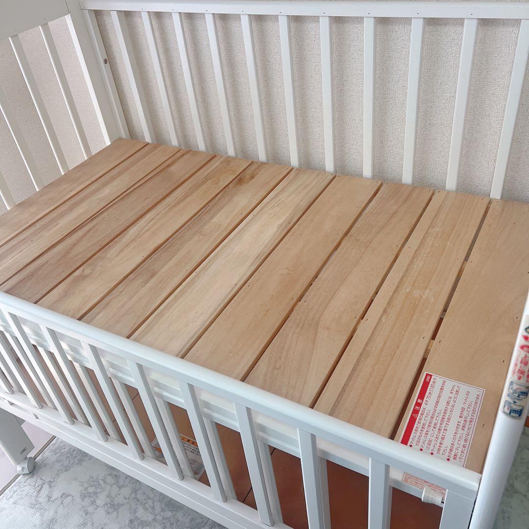 先着値下げ✳︎カトージ ベビーベッド ハイタイプ 送料込 説明書付き