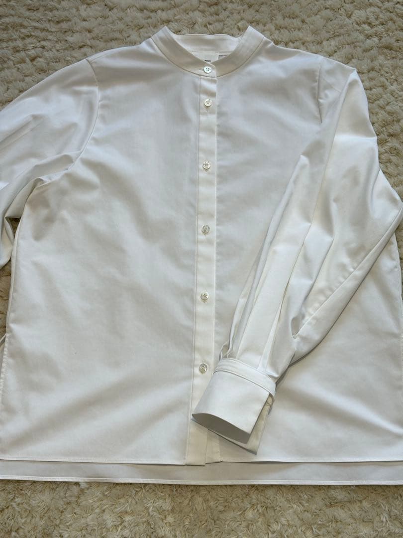 yori ヨリシロコン ホイップカラーブラウス 36 美品