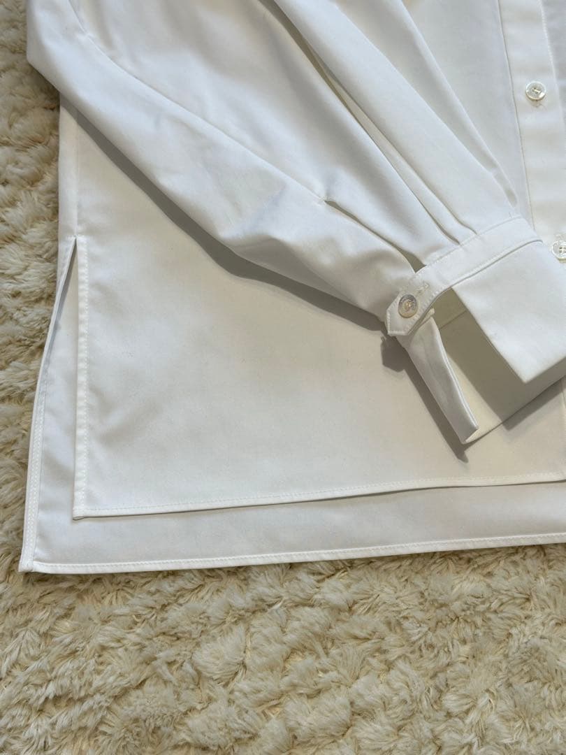 yori ヨリシロコン ホイップカラーブラウス 36 美品