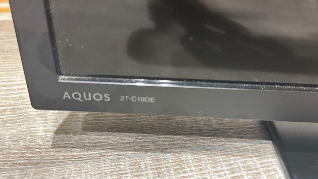 SHARP AQUOS テレビ 19V型 2T-C19DE 2022年製中古品