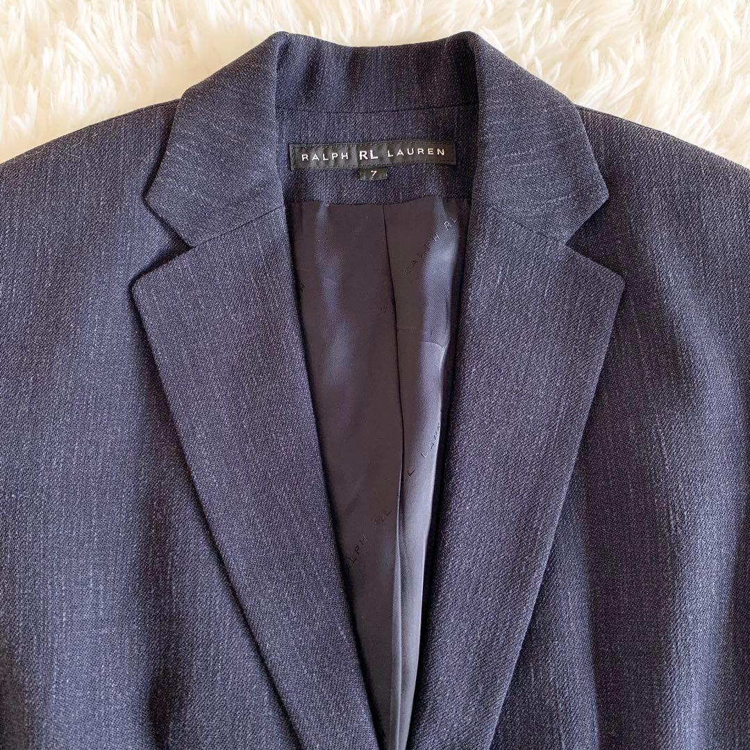 ラルフローレン　スーツ　セットアップ　パンツ　ネイビー　S