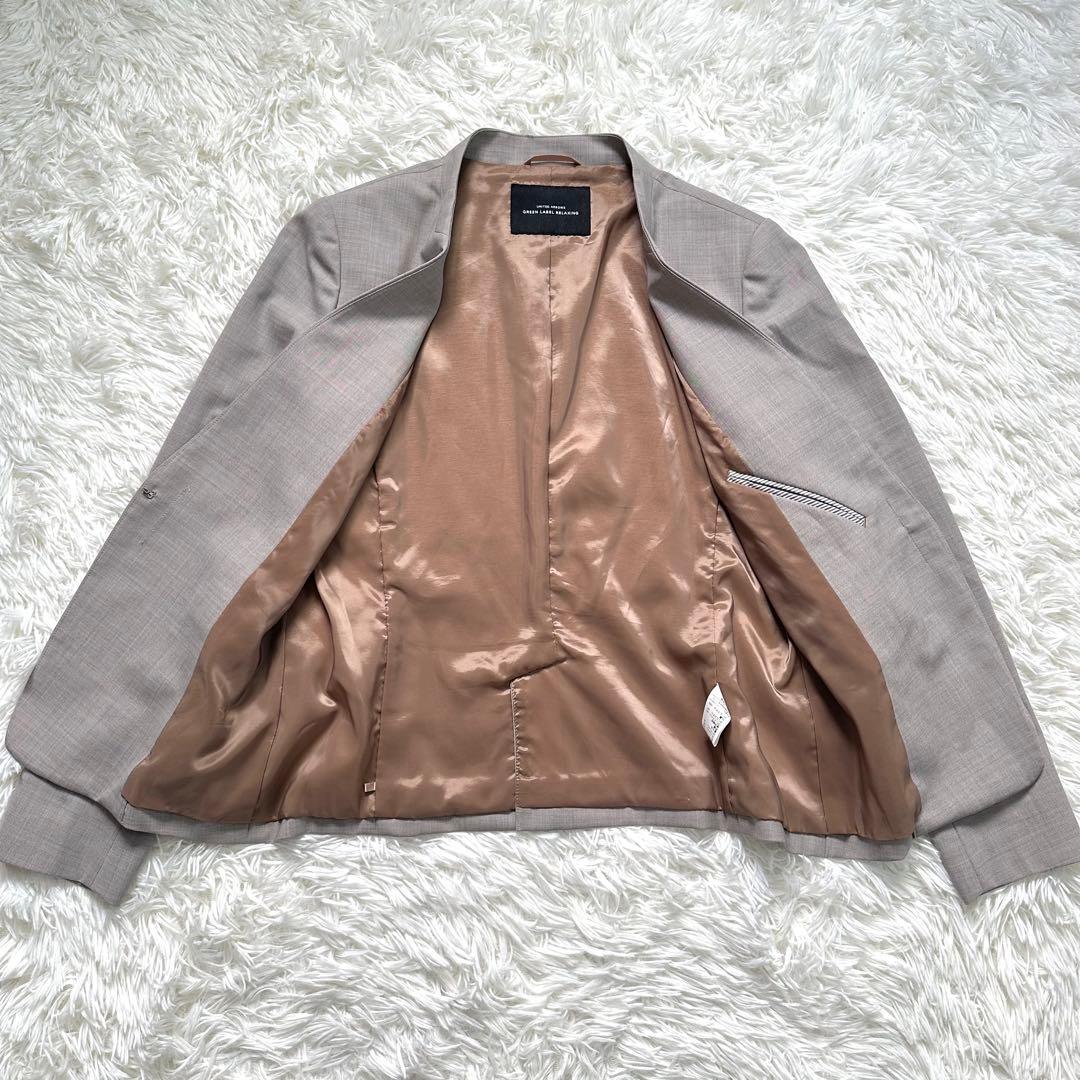 あー　green label relaxingノーラペルジャケット&パンツ