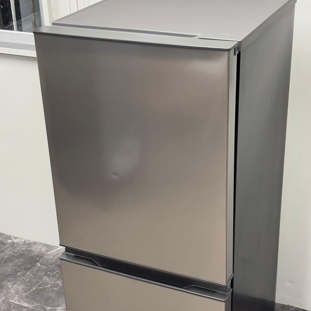 ○激安!送料無料!設置込 2023 2ドア冷蔵庫 AQUA AQR-14(S)