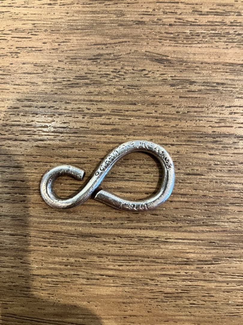 クロムハーツ S字フック Sカン ウォレットチェーン用 シルバー SV925