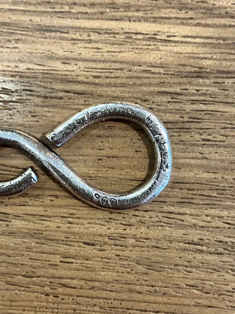 クロムハーツ S字フック Sカン ウォレットチェーン用 シルバー SV925