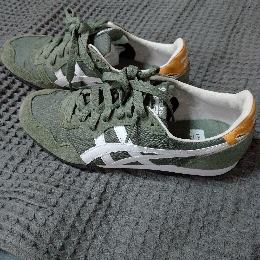 Onitsuka Tiger オリーブグリーン スニーカー23.5センチ