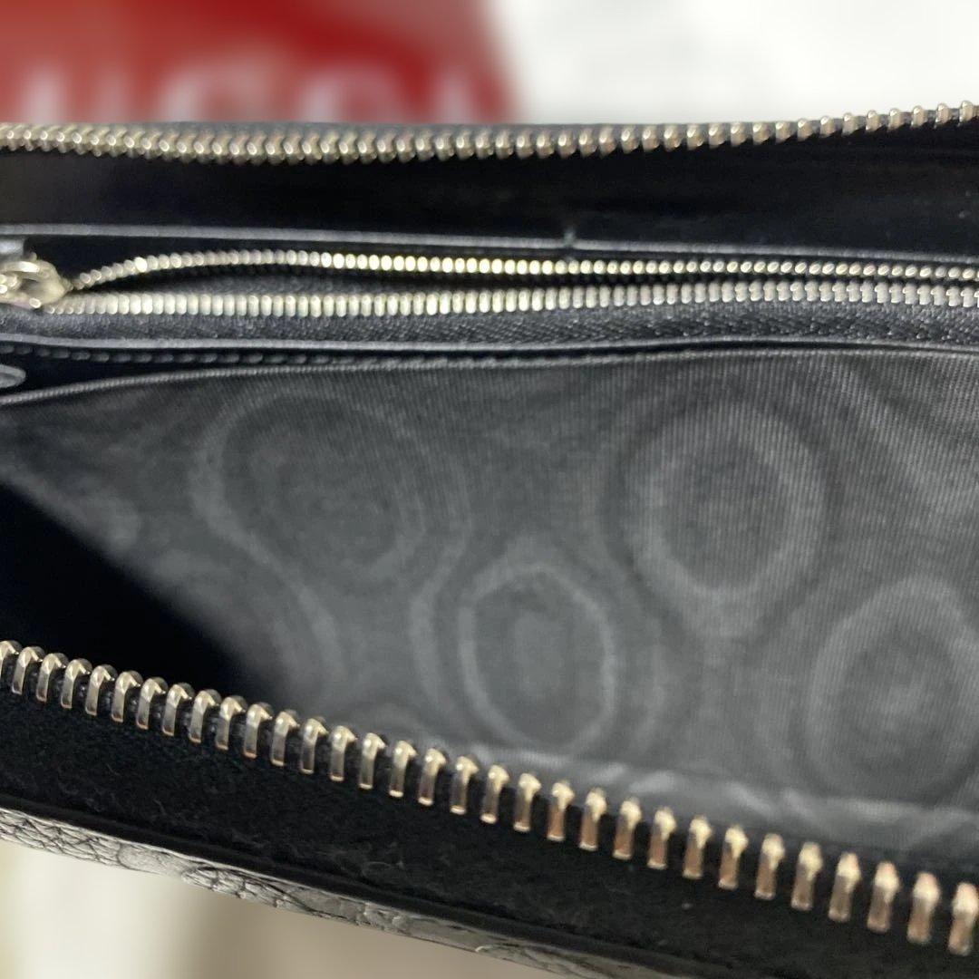 グッチ GUCCI ジャンボ GG ジップウォレット ラウンドファスナ―