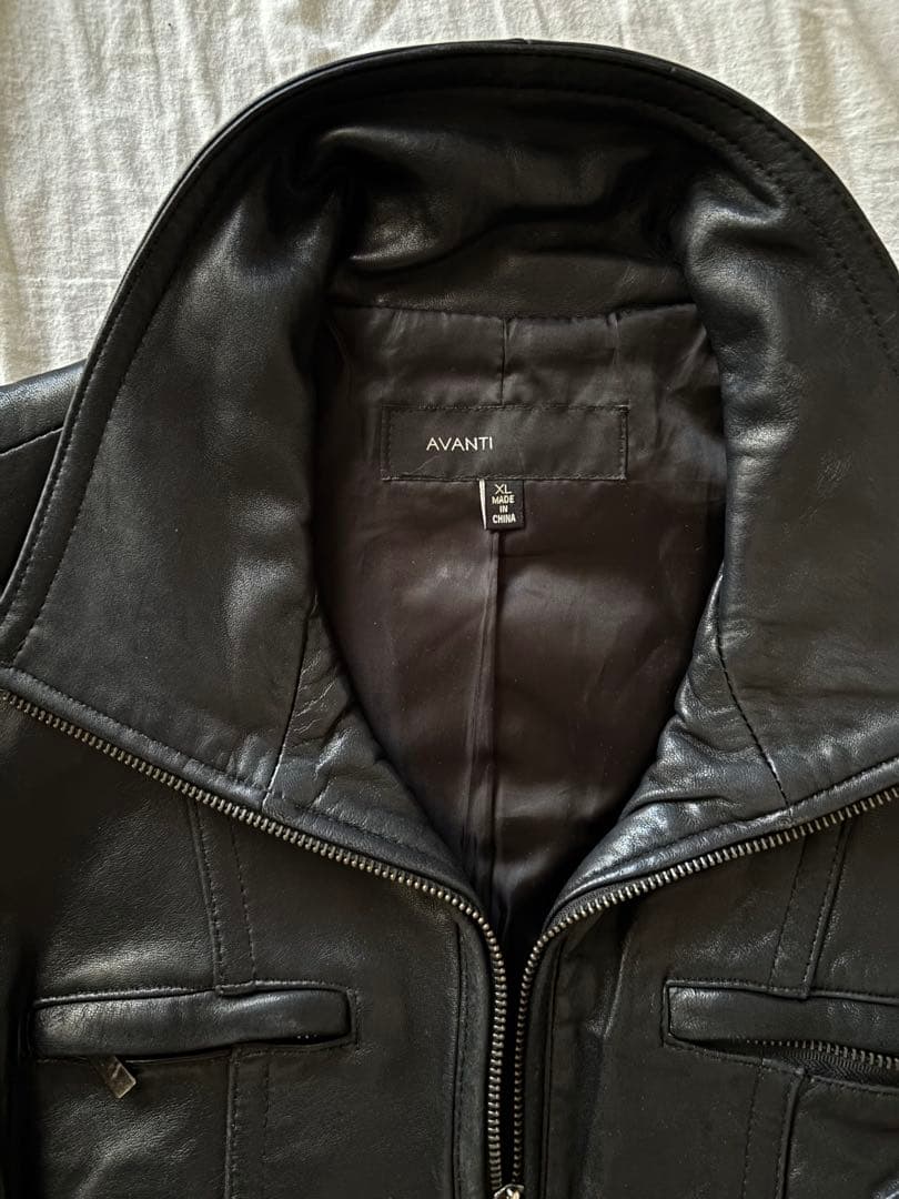 ジャケット・アウター black leather jacket archive opium