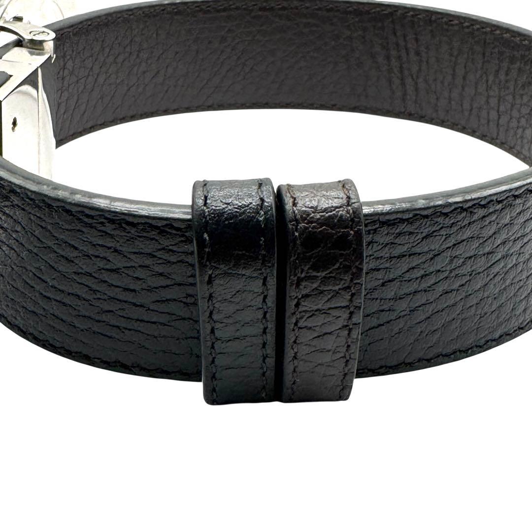 ★S級極美品★GUCCI ベルト インターロッキング シルバー ダブルG