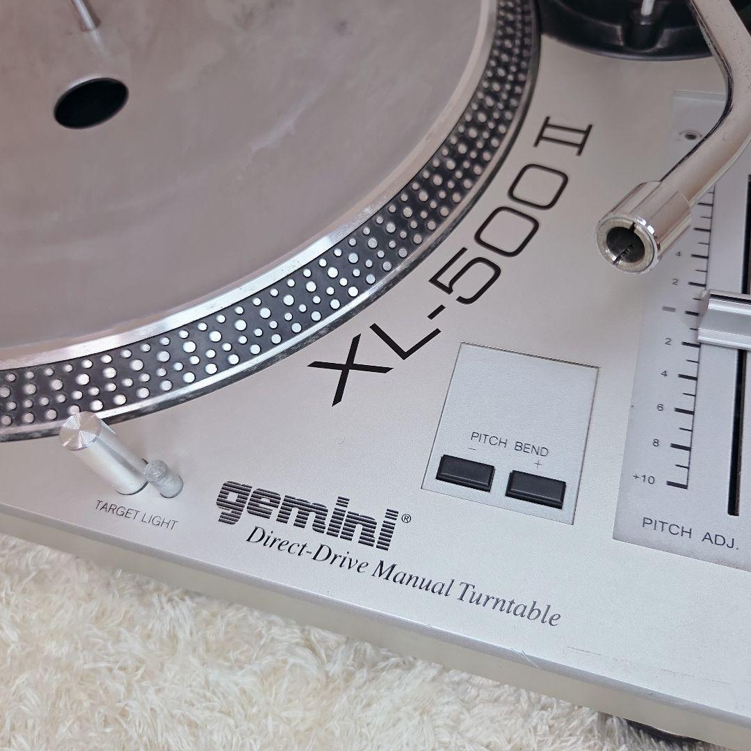 gemini ターンテーブル 2台セット XL-500Ⅱ ダイレクトドライブ