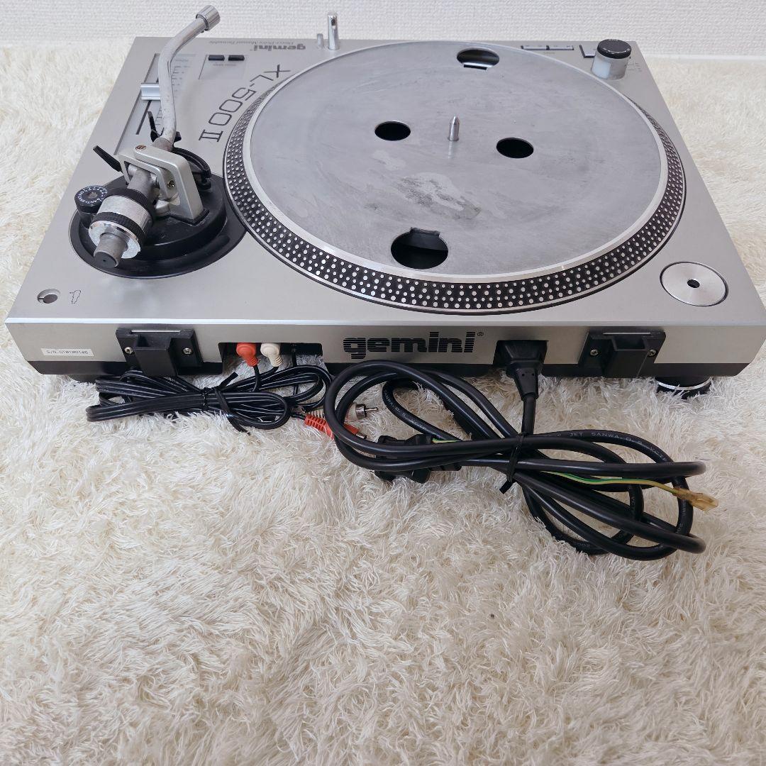 gemini ターンテーブル 2台セット XL-500Ⅱ ダイレクトドライブ
