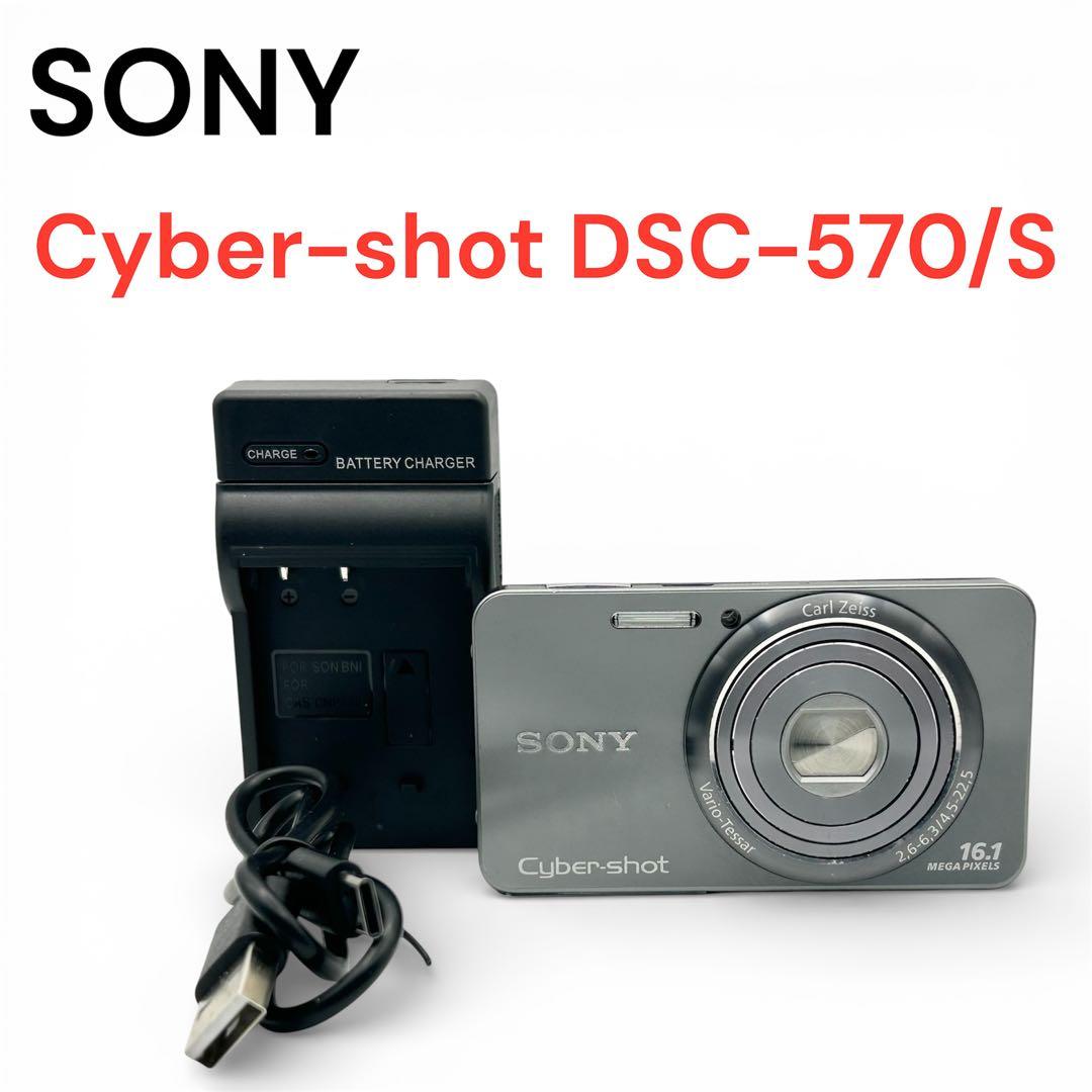 SONYソニーCyber-shot DSC-W570/Sシルバー★動作品