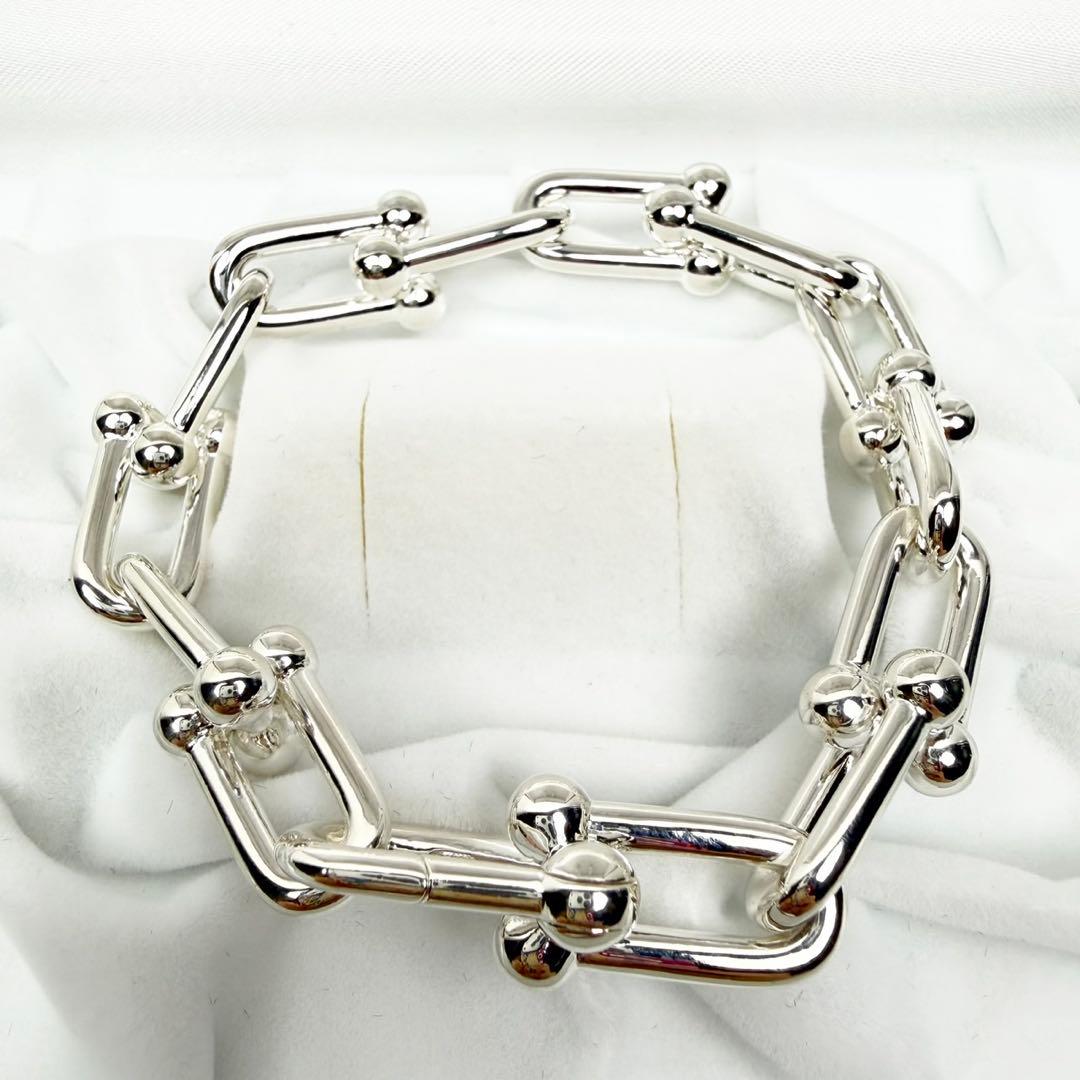 100%本物 超美品 ティファニー ハードウェア ラージ リンク ブレスレット