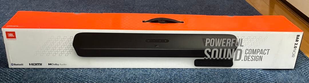 JBL サウンドバー　BAR 2.0 NOIR