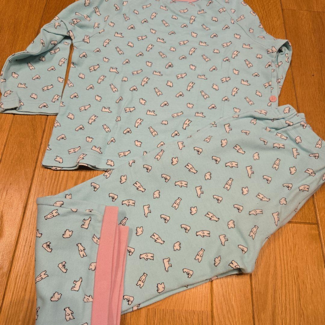 キッズフォーレ　パジャマ　しろくま　110cm
