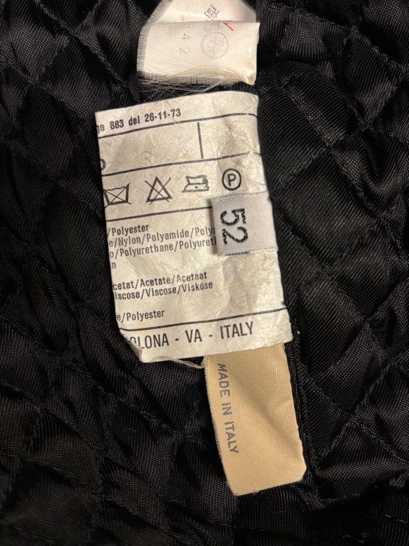 90s VERSACE SPORT レザーカラー ジップブルゾン size52