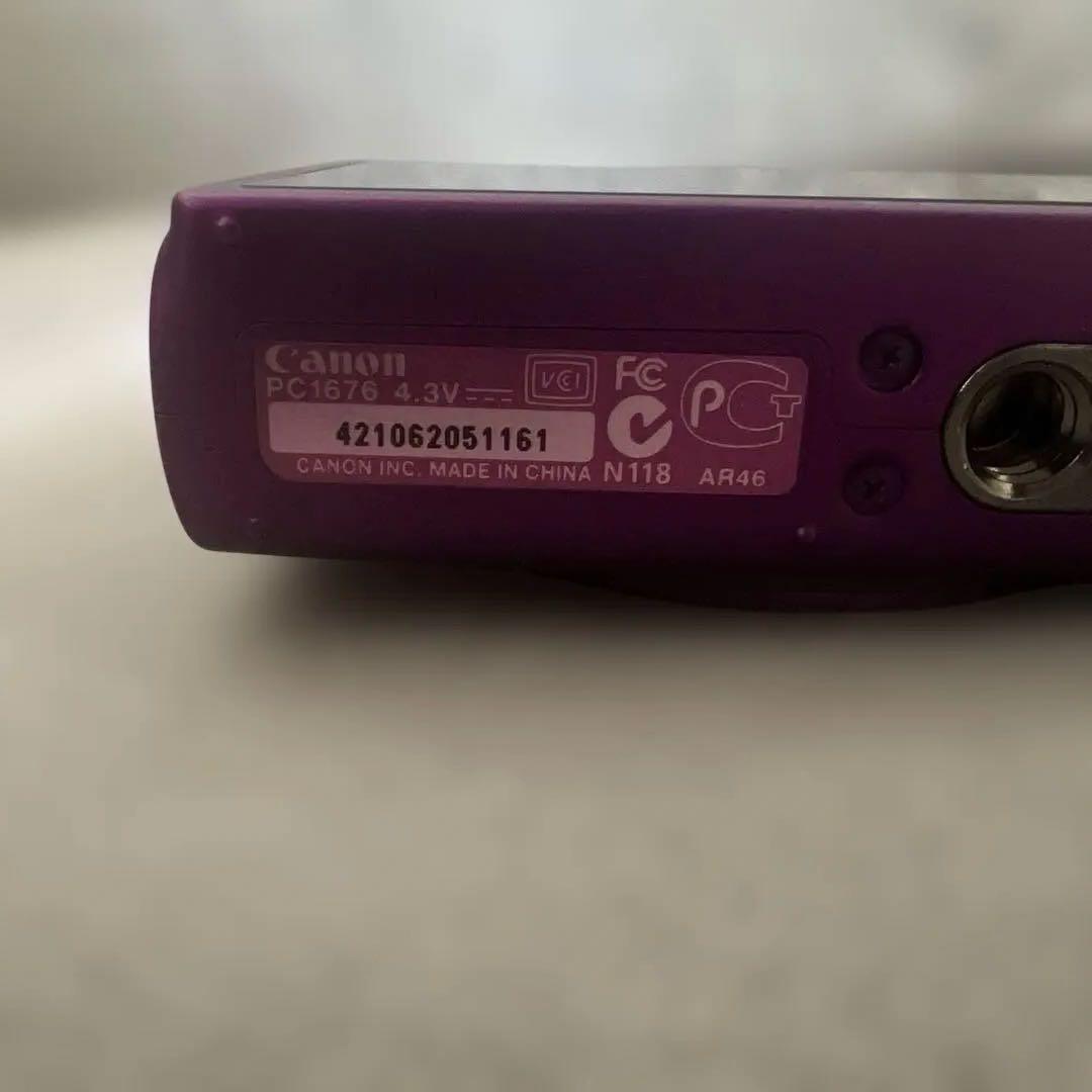 【訳あり動作品】Canon IXY 600F パープル