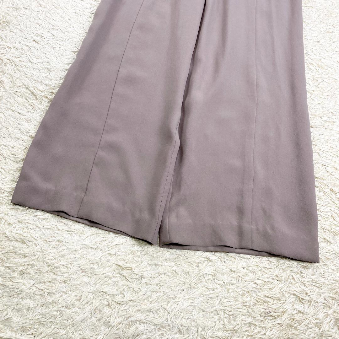 【未使用品】エメ ストレートパンツオールインワン パンツドレス 9 グレー