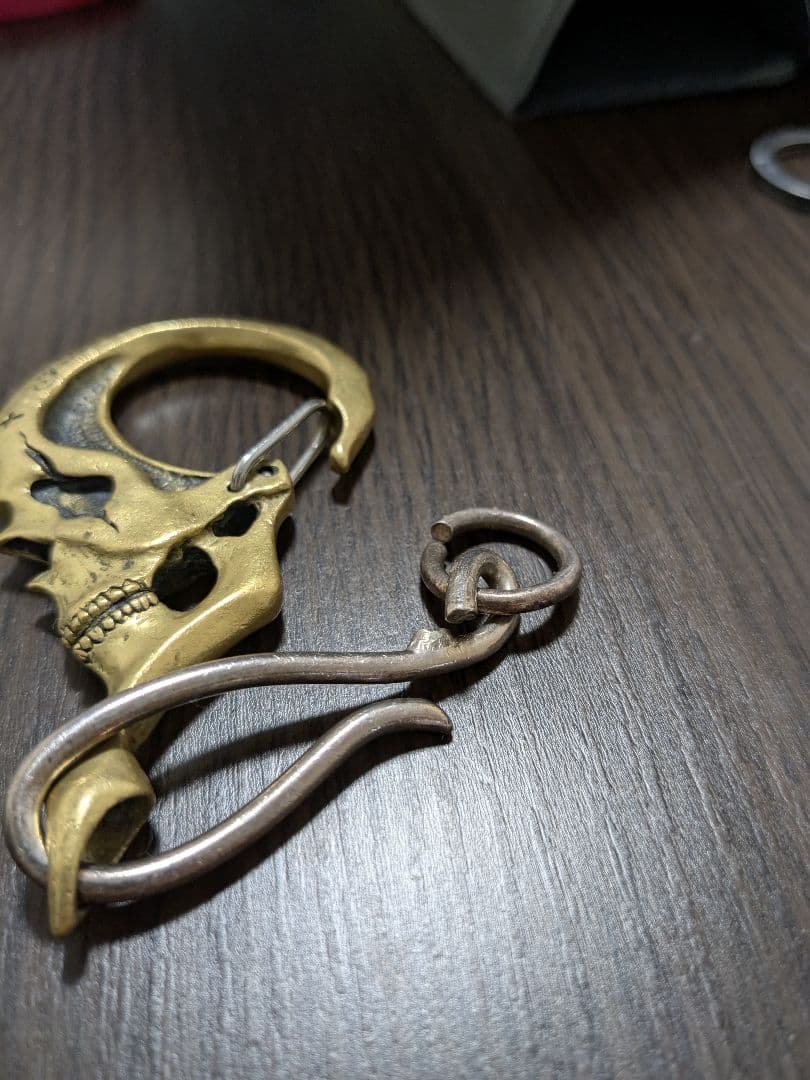 最終ガルシアブラス製フックとSilver製フック、丸カン