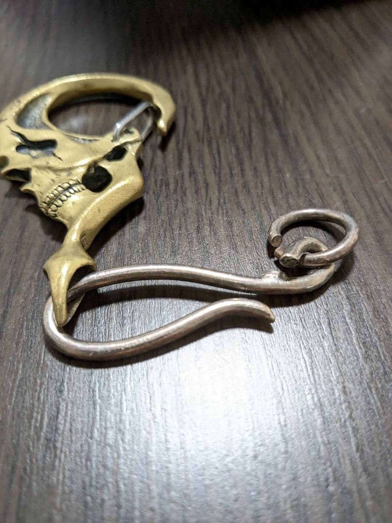 最終ガルシアブラス製フックとSilver製フック、丸カン