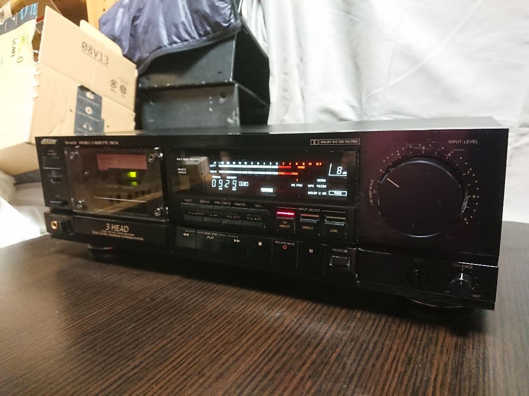 美品メンテナンス整備済みVICTOR製3ヘッドカセットデッキTD-V631