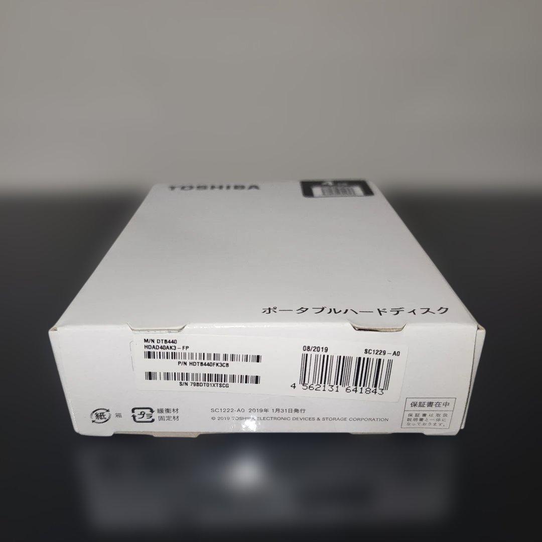 TOSHIBA ポータブルハードディスク 4TB