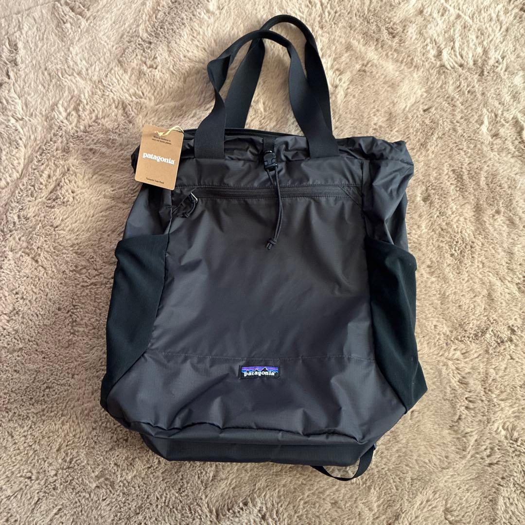 新品未使用　タグ付き　patagonia 黒 トートバッグ