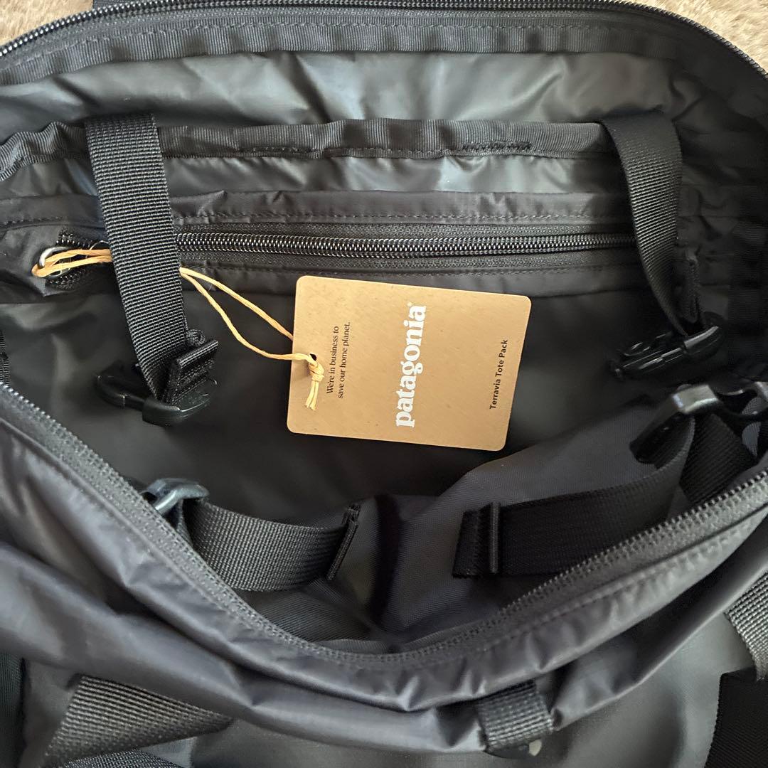 新品未使用　タグ付き　patagonia 黒 トートバッグ