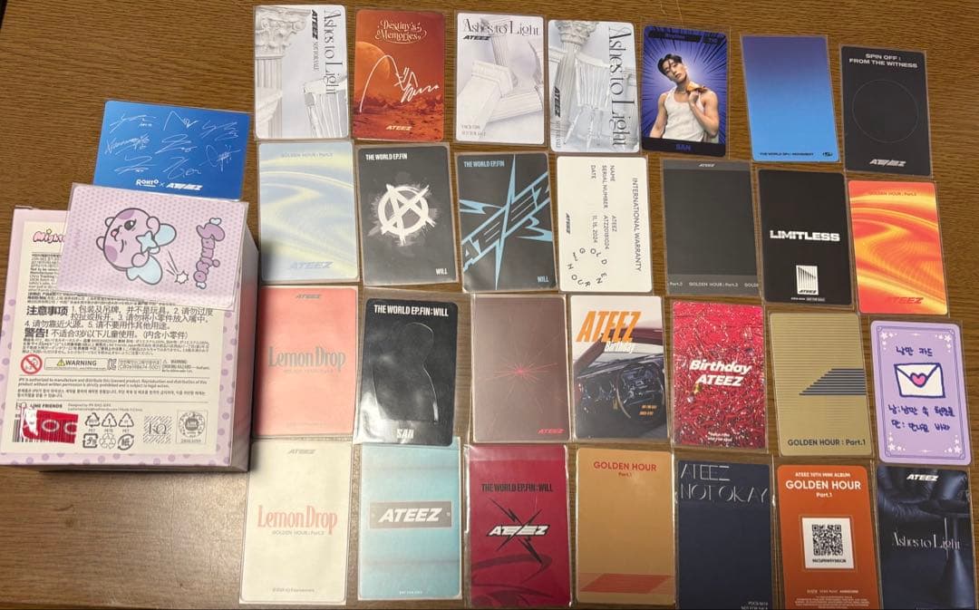 ATEEZ トレカ 30枚 公式 まとめ売りmighteez MIGHTEEZ