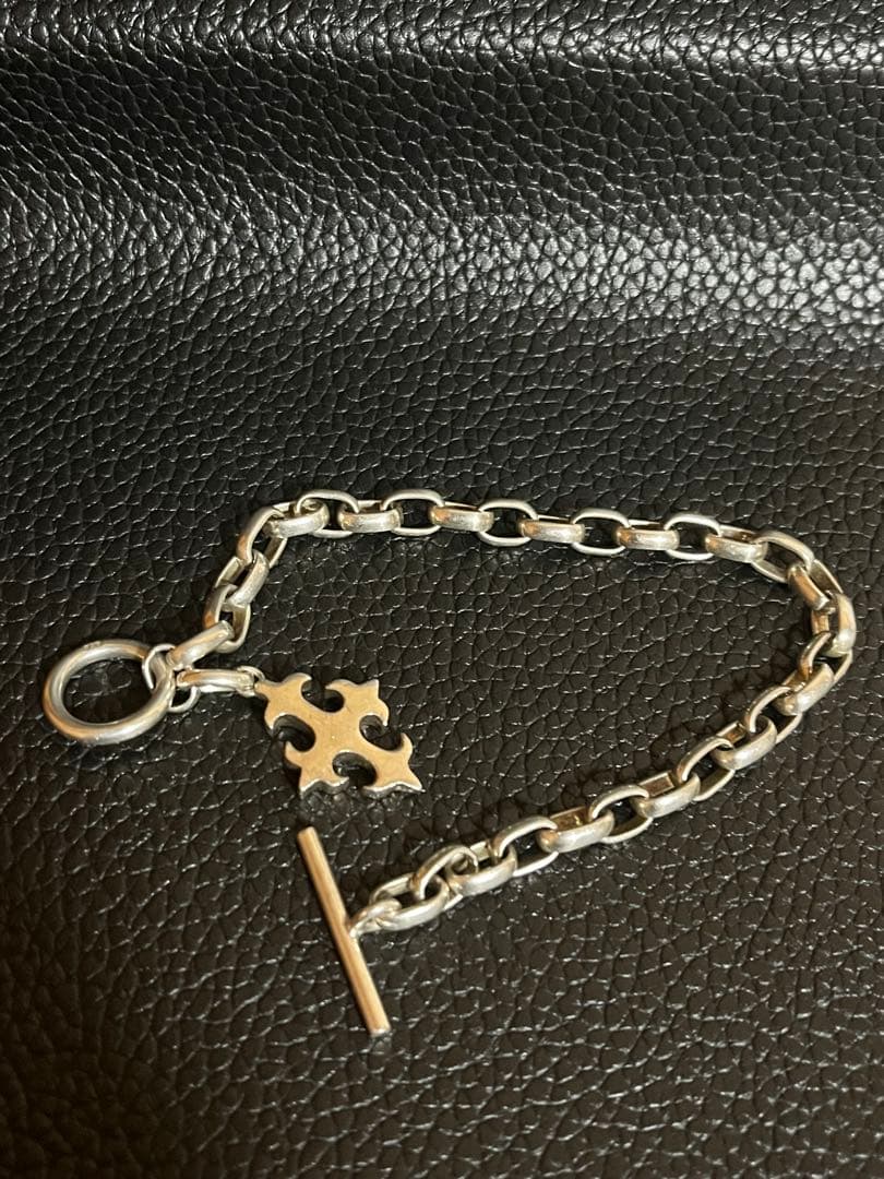 ヴィンテージ シルバー 925 silver ブレスレット 十字架 cross