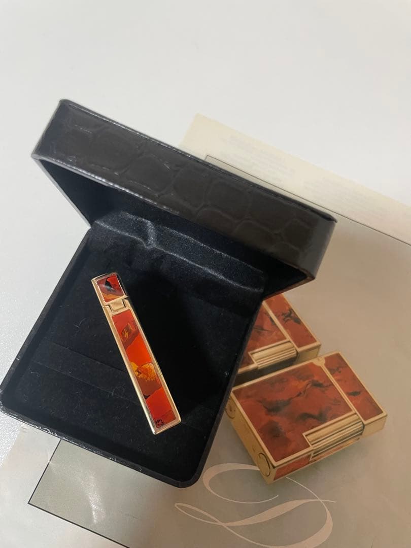 デュポンライター　ガスライター　超レアモデル、純正漆　高額モデル　美品　本物