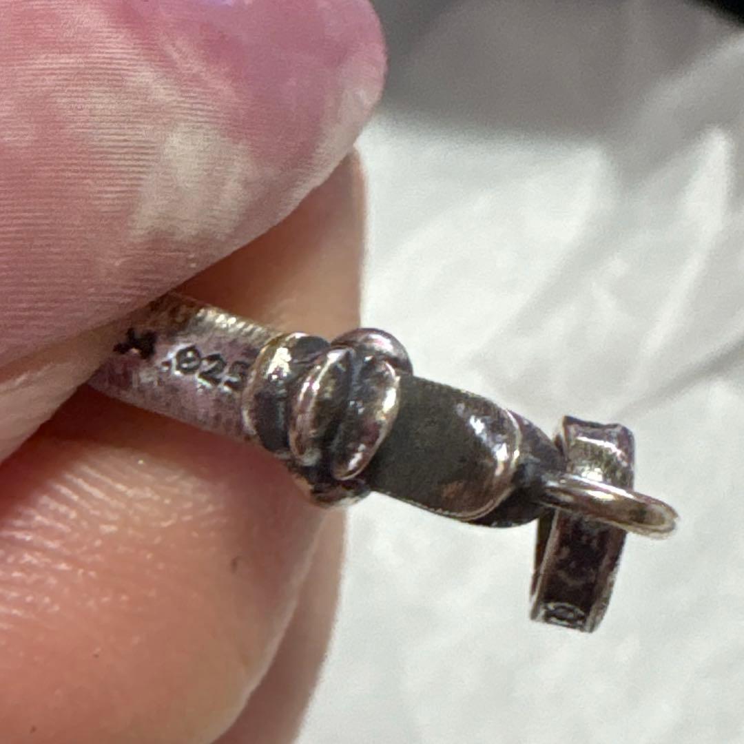 新品未使用　クロムハーツ　ベイビーファット　シルバー　トップのみ　クロス