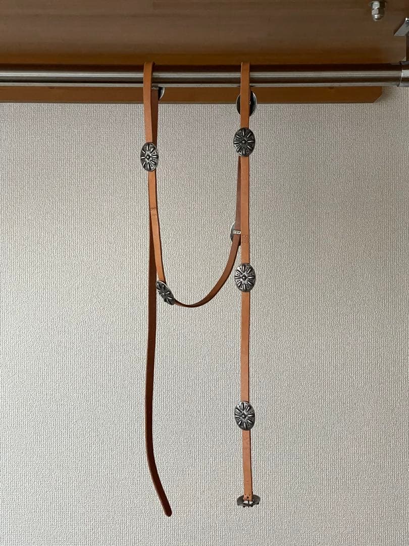 【しみ有】ポロラルフローレン コンチョベルト Sサイズ