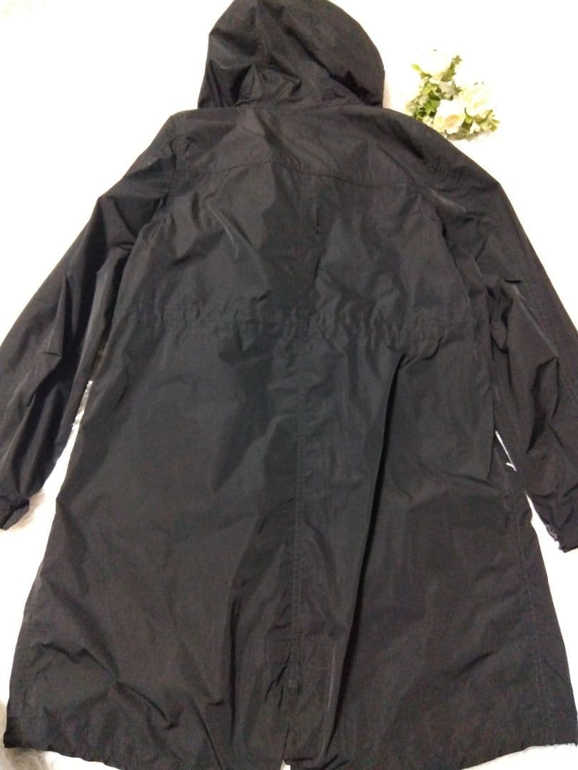 美品 23区 オンワード樫山 ダウンコート 2way ブラック 黒 M 38